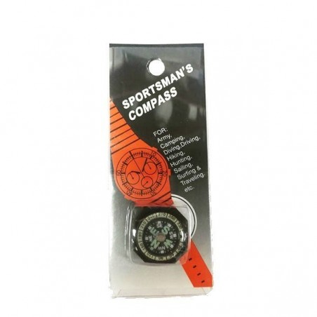 Brujula supervivencia reloj