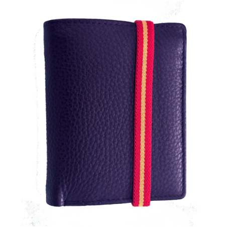 Cartera con monedero elástico Bandera