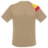 Camiseta manga corta tejido DRY & FRESH con Bandera de España en el hombro.